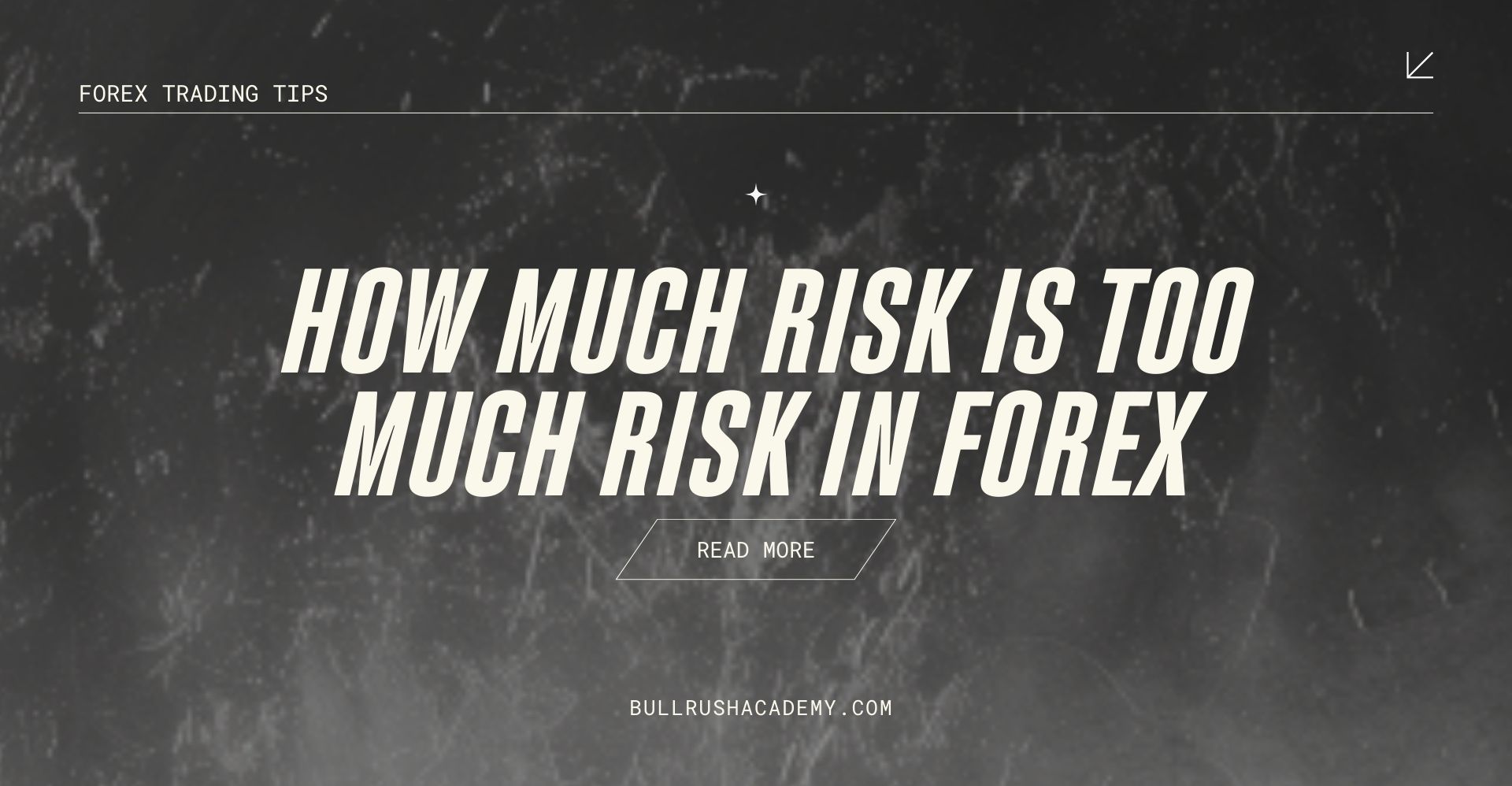 how much risk is too much risk in forex